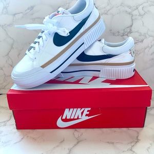 NEW Nike Court Legacy Lift (White Hemp)